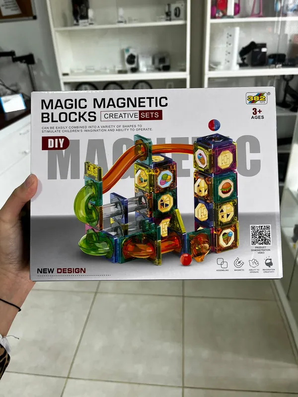 Bloques magneticos pista bolitas - FoxCel